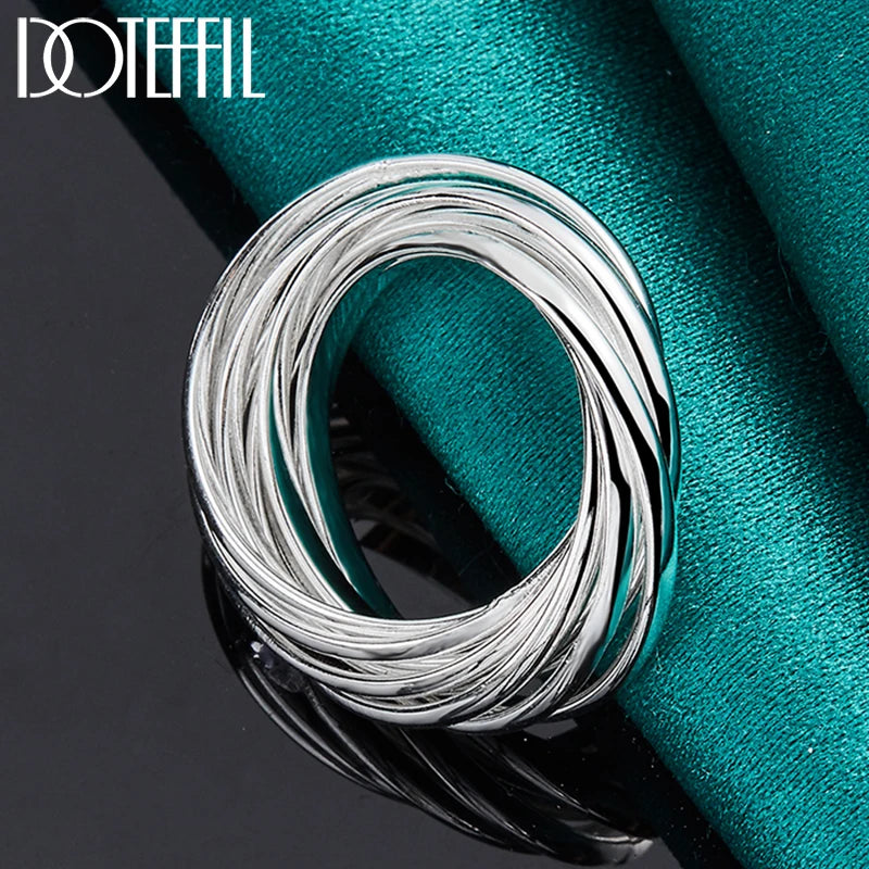 Entwine Sterling Silver Ciocktail Ring - Bold. Graceful. Unapologetically You.