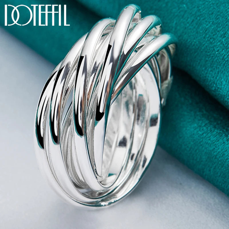 Entwine Sterling Silver Ciocktail Ring - Bold. Graceful. Unapologetically You.