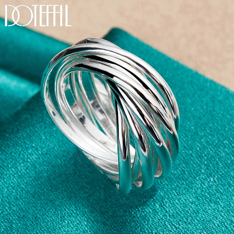 Entwine Sterling Silver Ciocktail Ring - Bold. Graceful. Unapologetically You.