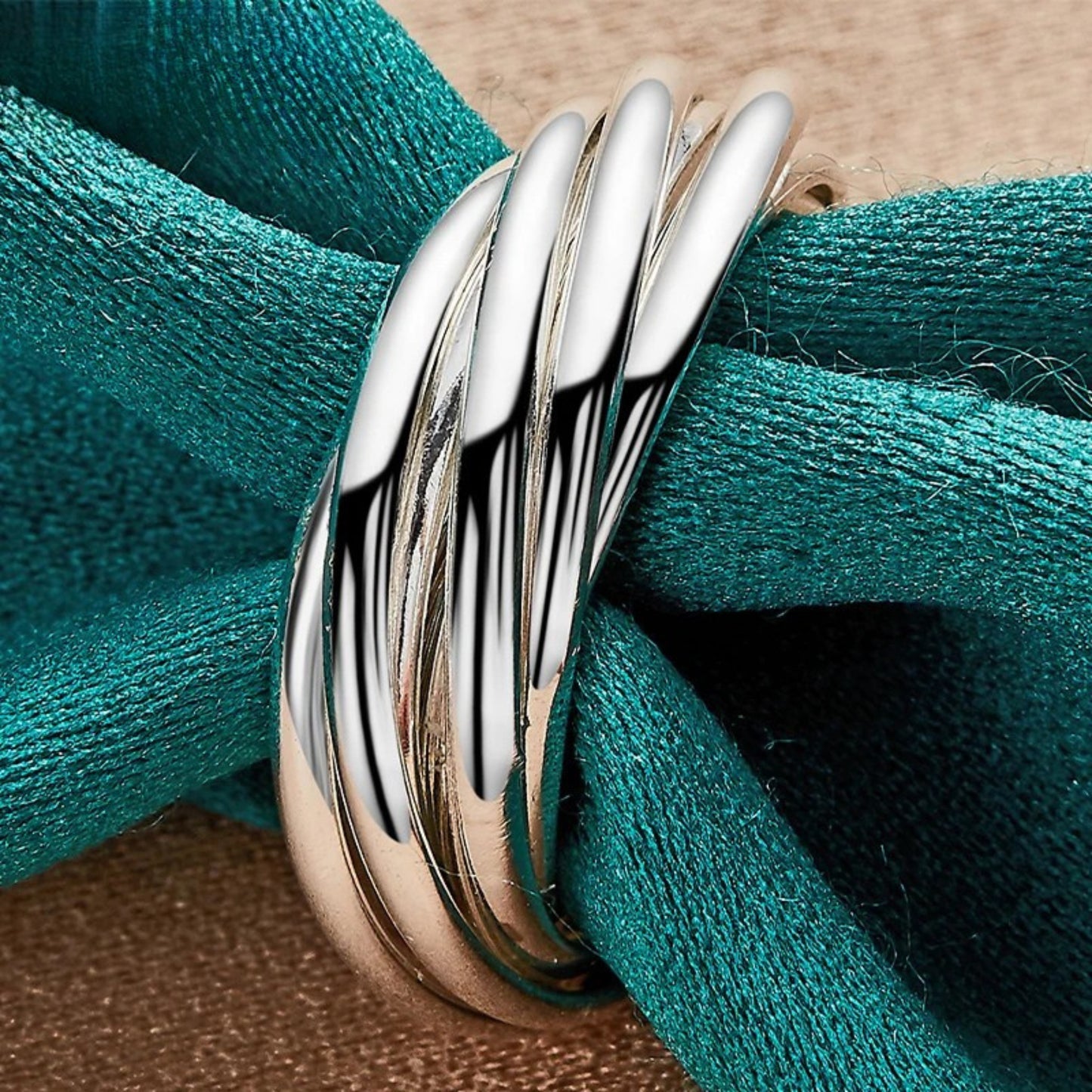 Entwine Sterling Silver Ciocktail Ring - Bold. Graceful. Unapologetically You.